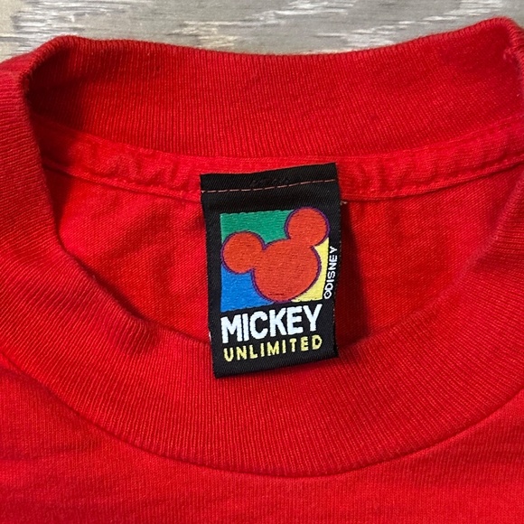 90s Vintage Disney Single Stitch Jerry Leigh Pop Art Tee - Picture 3 of 4